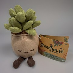 NWT Greenhouse by Russ Riley The Succulent Plant Stuffed Plush HTF Ships Fast!