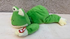 Vintage Ty Pillow Pal * Ribbit The Green Frog * Brand New w/ Tags