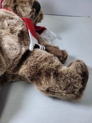 Vintage Douglas Snap-On Tools 25” Christmas Bear Plush Stuffed Animal Toy
