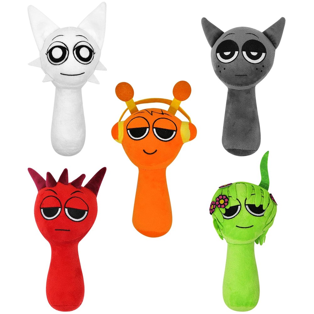 Sprunky Plush,Sprunky Plushies,Soft and Funs Stuffed Toys 8 inches, 5 Pcs