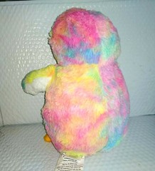 Silver One PENGUIN Pastel Pink Blue Green Yellow Purple White 12″ Soft Plush ’17