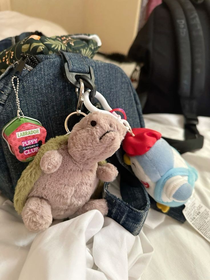 Jellycat Timmy Turtle Bag Charm Keychain Plush – Soft Green Turtle Toy NWT