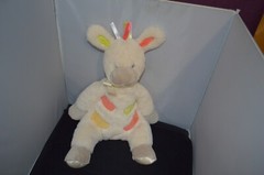 Douglas Baby Yellow Giraffe Plush Stuffed Animal Satin Feet 15″ F1