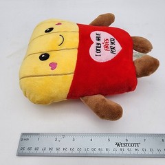 Homerbest I Only Have Fries For You Plush Stuffed Toy 7″ Valentines Day Kawaii