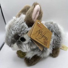 Miyoni Tots 7 Inch Baby Bunny-grey Plush Stuffed Animal Soft Toy Gift Present