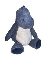 Carters Blue Dinosaur 12” Plush Lovey Ribbed White Belly Just One You 2021