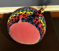 TY Dotty Rainbow Leopard Cat Plush Toy