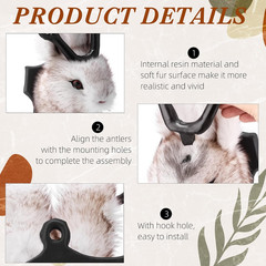 2 Pack 13″ the Jackalope Plush Stuffed Animal Wall Mount Plush