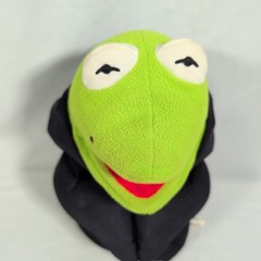 12” Disney Muppets Constantine Evil Kermit Frog Plush Hand Puppet Black Hood