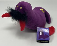 Learningsmith Alpha Beans Walrus Plush Stuffed Animal Soft Toy 7” 1997 Vintage
