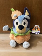 12″ Bluey Halloween Pumpkin Plush: Animal Adventure Stuffed Character