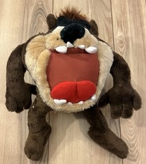 Vintage 1995 Ace Novelty Looney Tunes Tasmanian Devil 15″ Plush 90s Stuff Animal