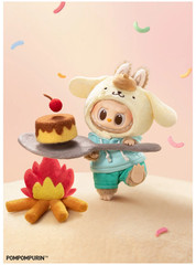 Authentic Pop Mart POMPOMPURIN Labubu The Monsters x Hello Kitty Sanrio Pendant