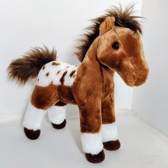 Aurora Appaloosa Horse Pony 10″ Plush Brown White Spotted Stuffed Animal 2021
