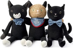 ⭐️ The Cuddle Collab ZELDA TITUS BRAVE Mani Family * Plush 3 CATS BRAND NEW