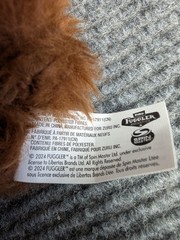 ZURU Fuggler Keyring Sasquatch Brown Plush Monster Keychain Clip NWT 2024 New