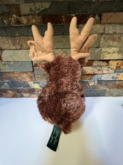 Fancy Zoo Bestia Moose Stuffed Plush Wild Animal Soft Brown Sad Eyes Antlers.