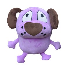 Share 25CM Courage the Cowardly Dog Plush Toy, Cartoon Collectible, Cute Gift