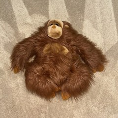 Vintage K & M International Inc. Plush Orangutan Stuffed Animal Toy 1995