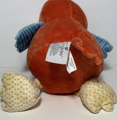 Demdaco Nat & Jules Toco Toucan Bird Plush Parrot Soft Orange Colorful 2013 EUC