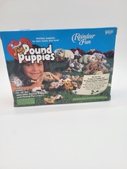 Pound Puppies Special Edition Holiday Reindeer Fun… Galoob Vintage 1996