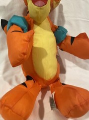 VTG Bath Time Disney Winne the Pooh TIGGER Plush Pool Water Nylon Stuffed Toy