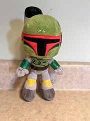 Star Wars Boba Fett 8 Inch Plush Disney Authentic Mattel Stuffed Toy