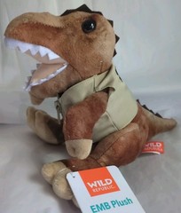 FIELD MUSEUM CHICAGO Wild Republic T-Rex 9″x 10″ EMB Plush Dinosaur NWT