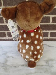 Build a Bear Woodland Friend Fawn Whitetail Deer 12″- BABW Red Neck Collar Bells