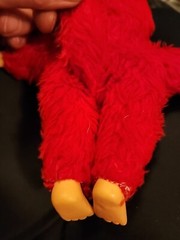 Rare Red Vintage Monchichi Monchhichi Sucking Thumb 8” Monkey Freckles Plush Toy