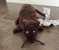 IKEA Gosig Mus Brown Mouse Plush Stuffed Animal Toy 5.25″ Mini