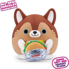 Zuru 14″ Snackles Series 2 Puppy & Sonic Burger Plush Ultra Soft NWT