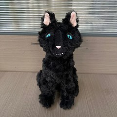 Coraline The Cat Plush Doll Soft Stuffed Cute Collectible Kids Gift