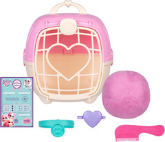 Pink Surprise Pet, Mystery Plush Toys, Stuffed Animals, Wash to Reveal 1 of 3 Re