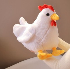 White Rooster Chicken Bird 12″ Stuffed Animal Plush Toys Toddler Doll Kids Gifts