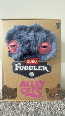Zuru Fuggler Alley Cats Funny Ugly Monster Plush Toy Blue Pink Eyes, MPN 15752D