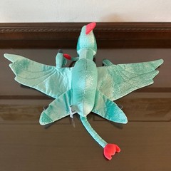 Disney Parks Pandora The World of Avatar Banshee Plush Teal Purple Ikran 23×19
