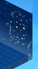 Webkinz Classic Room Decor – Star Pattern Wall Decal – Code Only