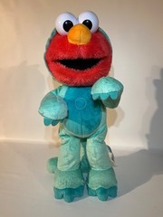 Sesame Street Elmo Dinosaur Costume Dino Stomp Plush Toy Interactive Dance WORKS