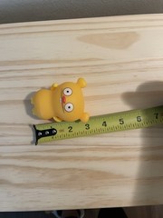Ugly Doll JEERO rare yellow vinyl 3″ early 2000s super collectable