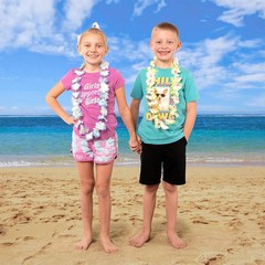 JOYIN Toy 36 Counts Hawaiian Leis Bulk, Tropical Flower Lei Assorted Color