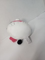 Small Panda Unicorn Plush Toy White Black Pink Wings Heart Patch Stuffed Animal