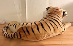 Large Steiff Tiger 36+ Inches Stuffed Animal