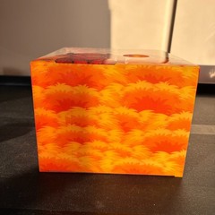 PPNC Five Below Highland Cow Jumbo Squishy Toy Orange Stretch Squeeze Toy