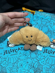 Jellycat Amuseable Croissant Bag Charm Plush Keychain Authentic Gift Toy – NWT