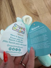 NEW Squishmallows Original 12” Belana Aqua Cow Sleepamallows Jazwares Plush