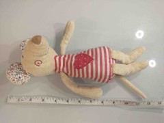 Sigikid Germany Organic Baby Toy Lot Retired Mouse Dog Cotton Lambswool Rare