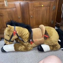 E&J Classics 40” Horse Saddle Jumbo Large Plush Tassels Rare READ