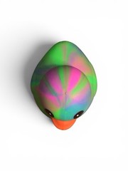 Squeezy Duck Squishy Multicolor Tye-Dye Toymendous Sensory Fidget New Tie Dye