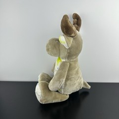 Little Miracles Rare Moose 16″ Large Gray Brown Plush Blue Star Print Belly